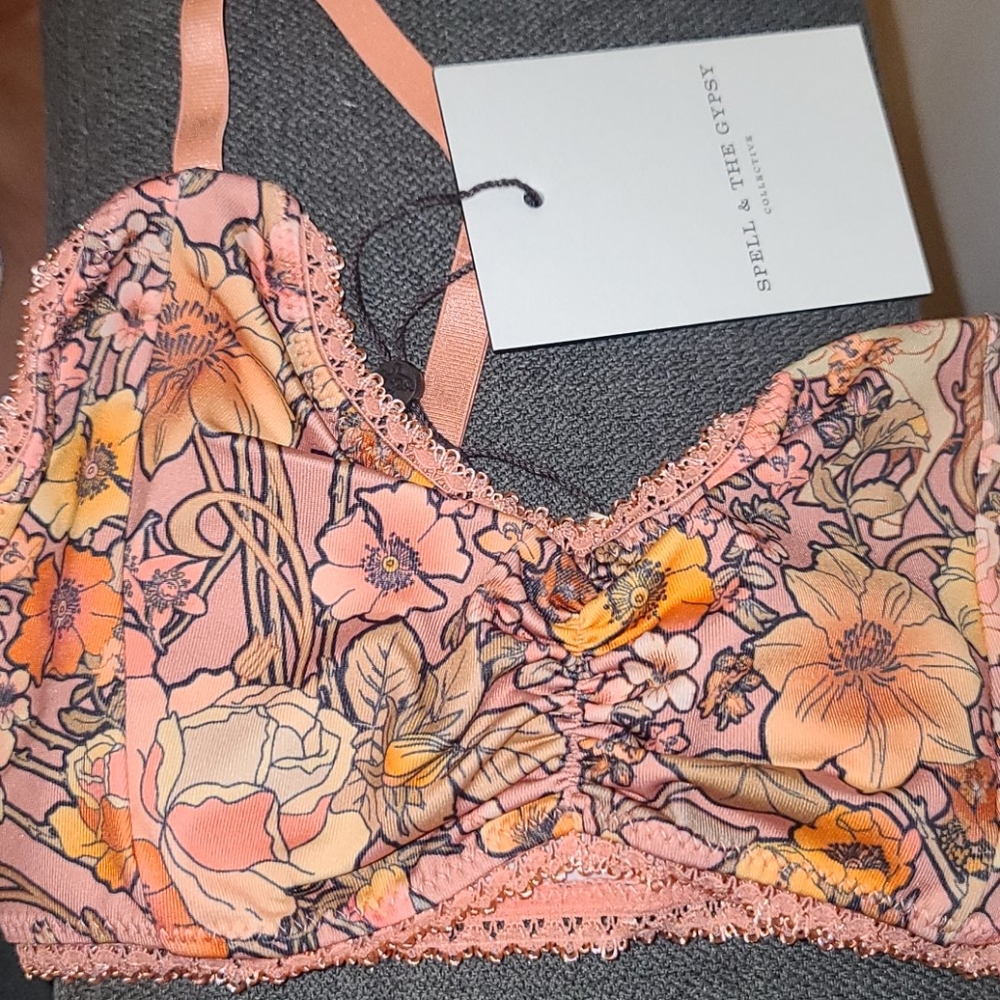 New spell designs amethyst bralette blush XS bra - Picture 16 of 16